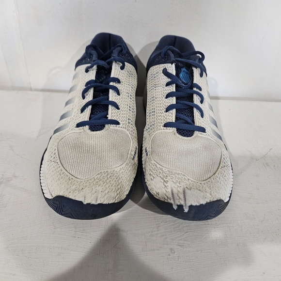 K-Swiss Express Light Men's Size 11 White and Blue Shoes - Picture 3 of 9